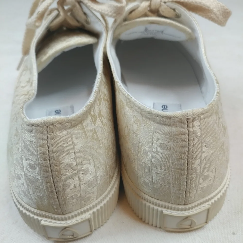 Liz Clairborne Lizsport Charter Cream Canvas sneak